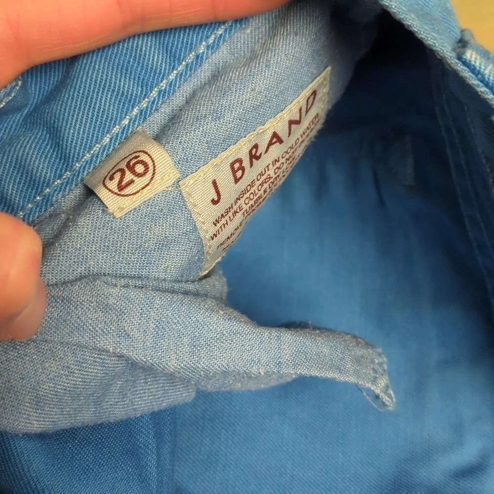 J. Brand Bright Blue Cut-Off Short